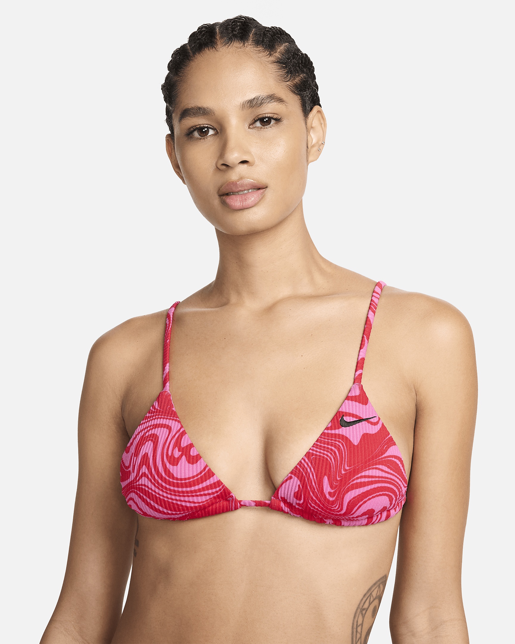 Nike Women's Swim Swirl String Bikini Top - 1