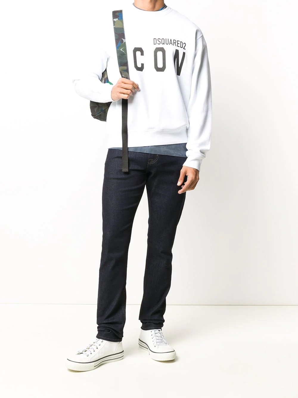 Icon-print sweatshirt - 2