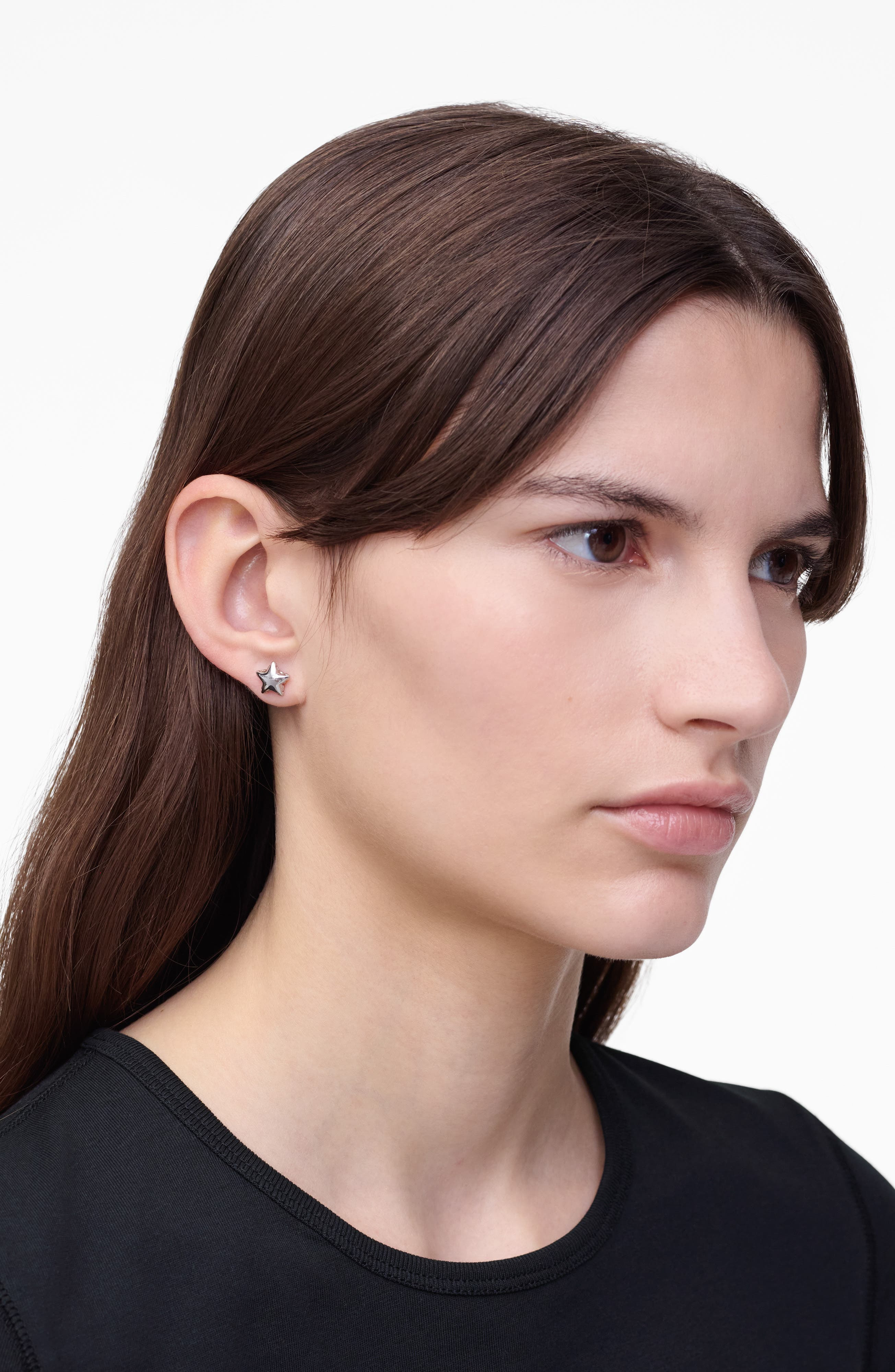 Marc Jacobs Micro Star Balloon Stud Earrings in Light Antique Silver at Nordstrom - 4