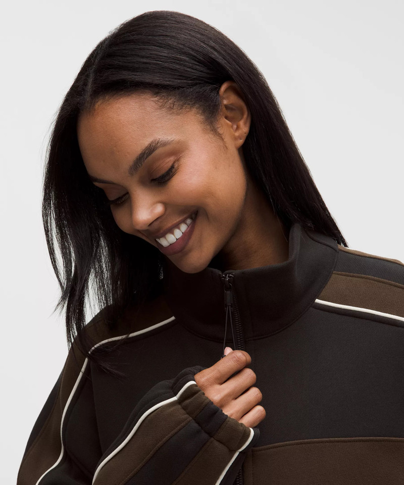 Women's Steady State Oversized Funnel Full Zip *Stripe 4