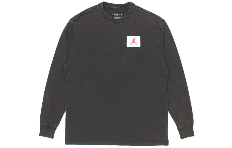 Jordan Air Jordan MENS Logo Print Crew-neck Sports Black DD0966-010 outlook
