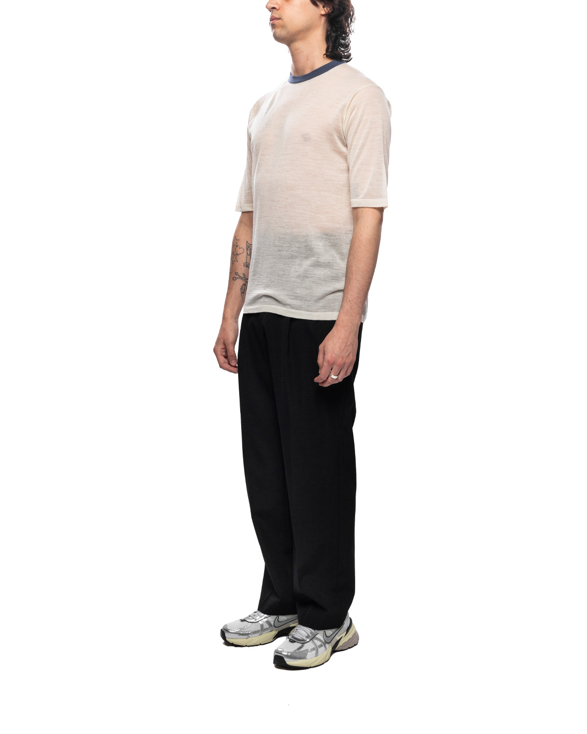 トップス AURALEE HIGE GAUGE WOOL SILK KNIT TEE AURALEE HARD TWIST HIGE GAUGE WOOL SILK KNIT TEE – Chum!