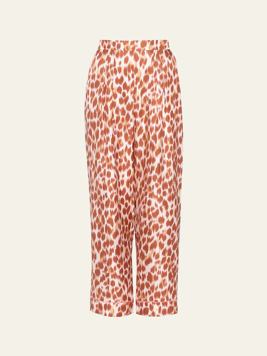 Jaragua Cropped Abstract-Print Lounge Pants - 1