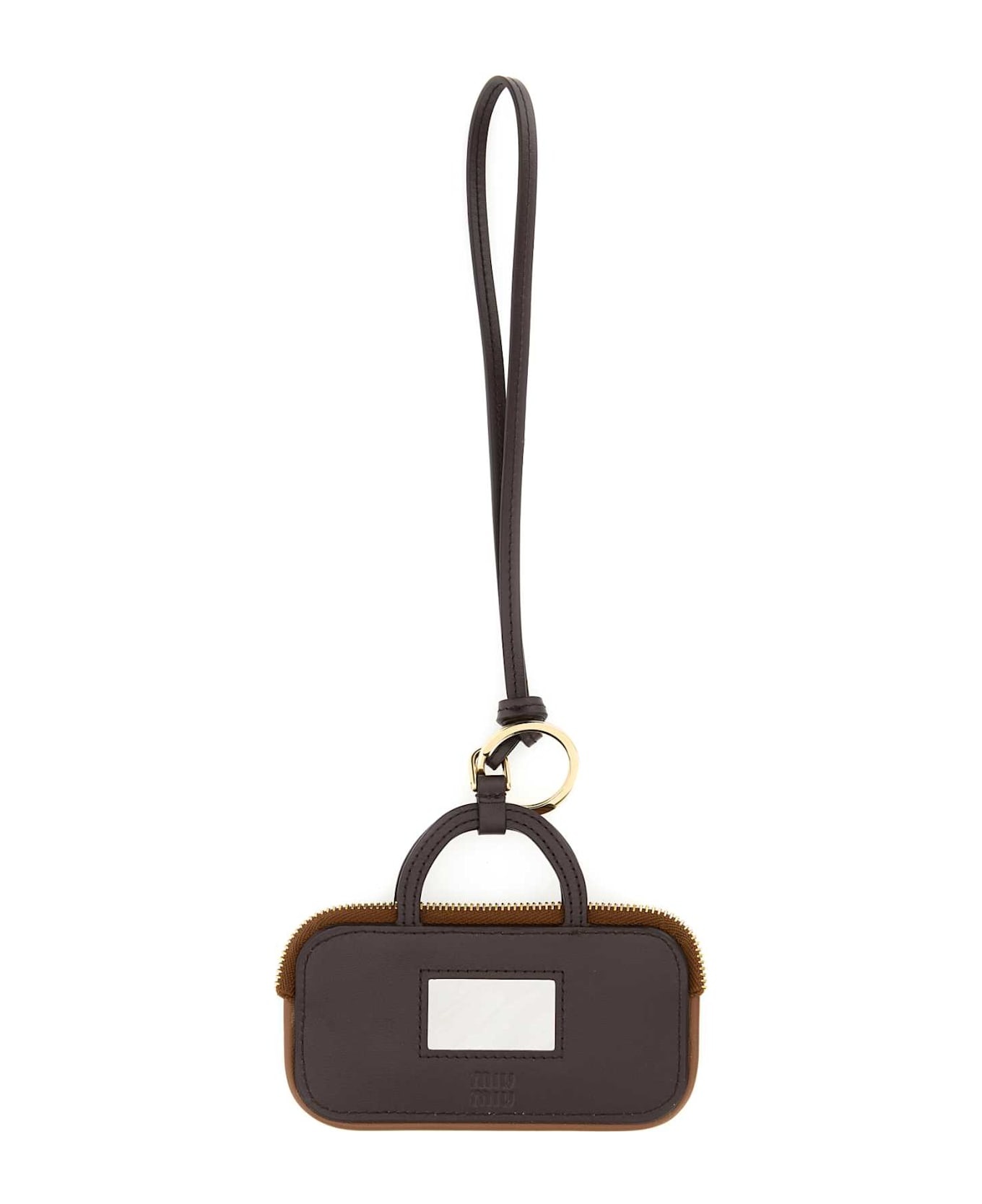 Caramel Leather Keyring - 2
