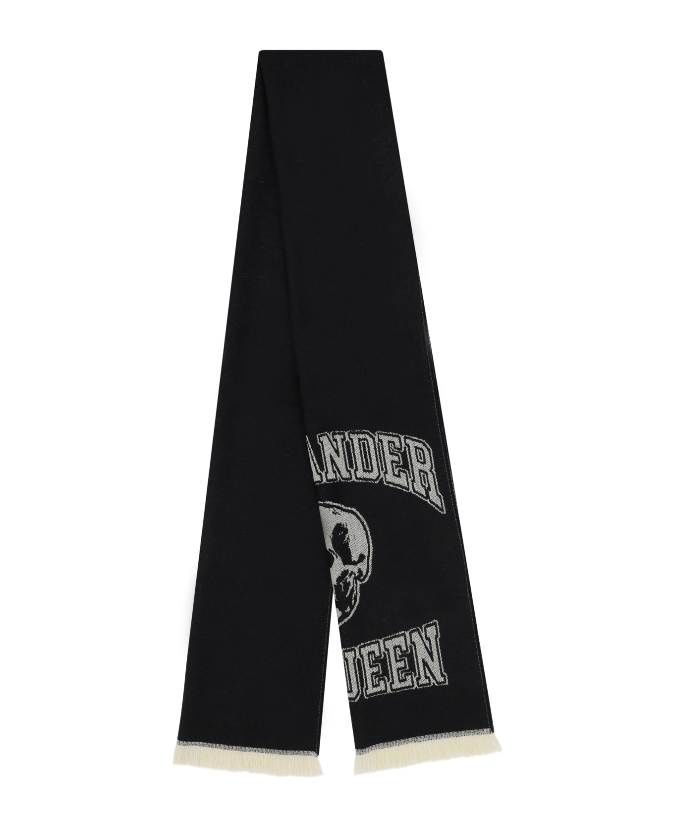 Varsity Skull Print Scarf - 2