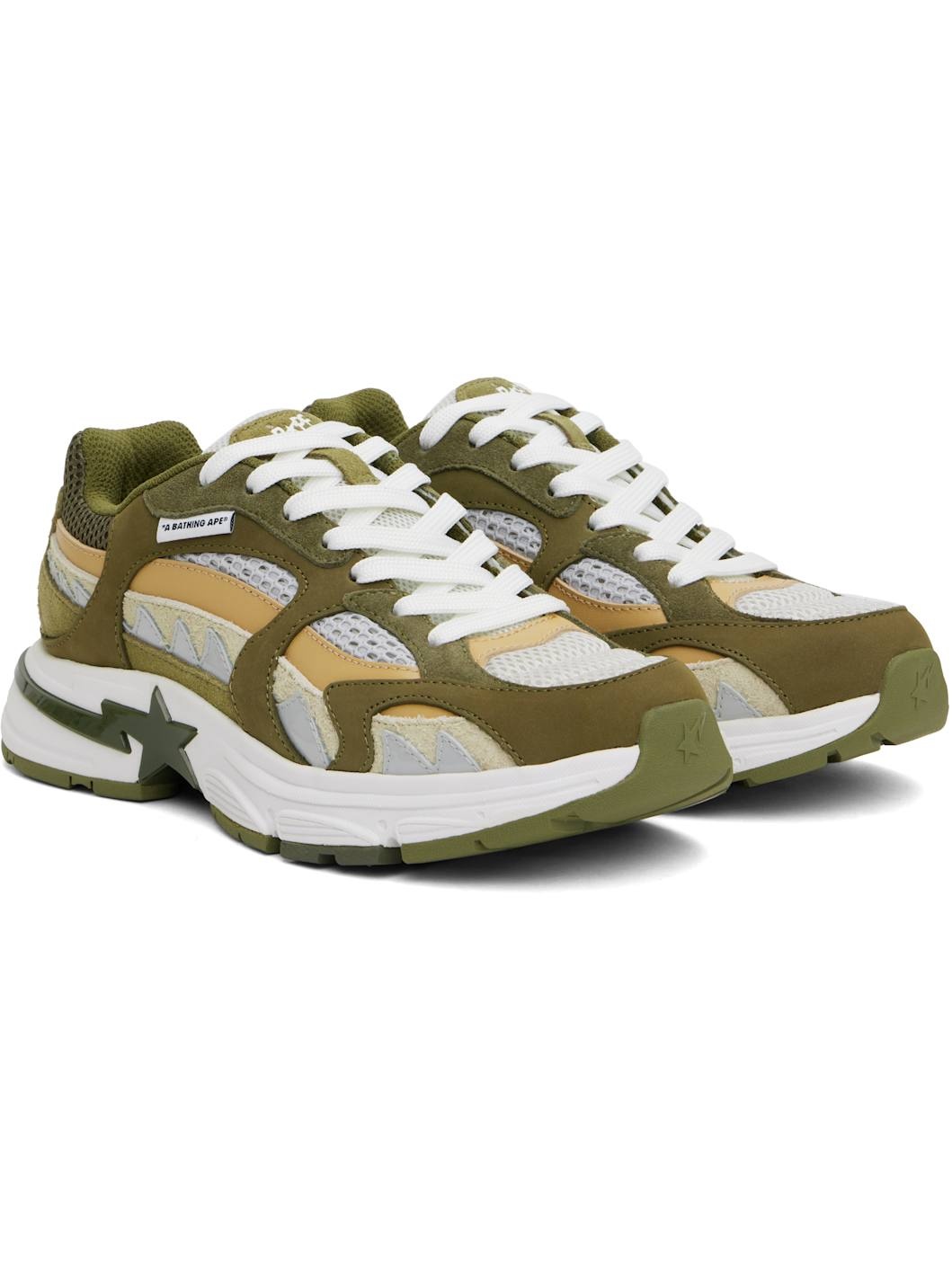 Khaki Shark STA #2 Sneakers - 4