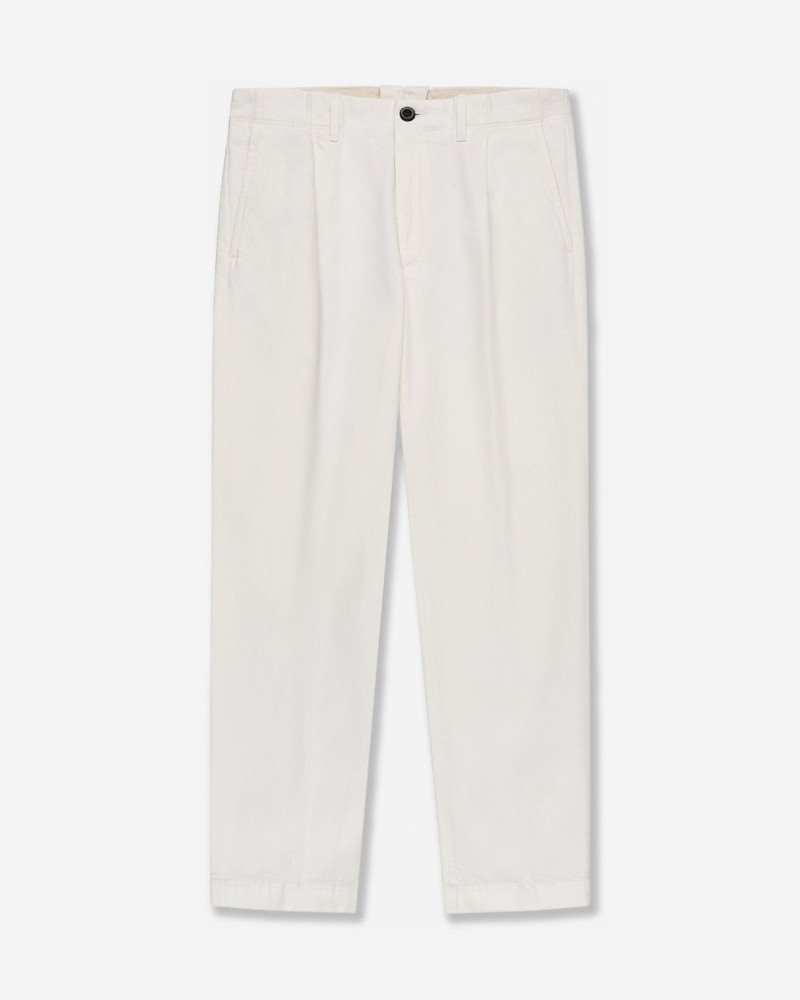 Loose fit cotton bull trousers 1