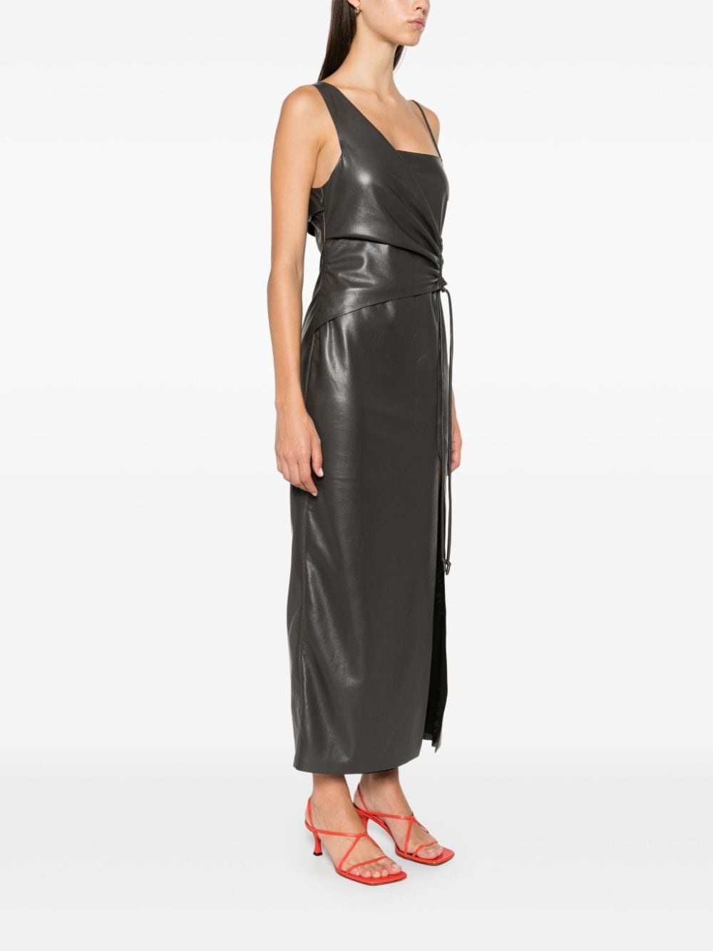 asymmetric midi dress - 3