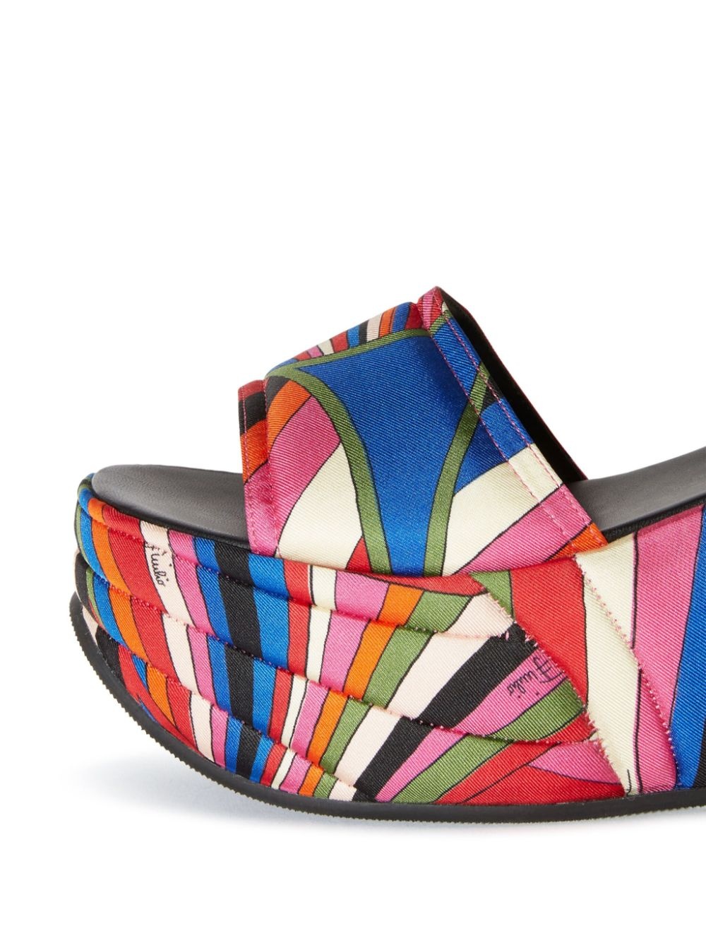 Pucciami Iride-print platform sandals - 2