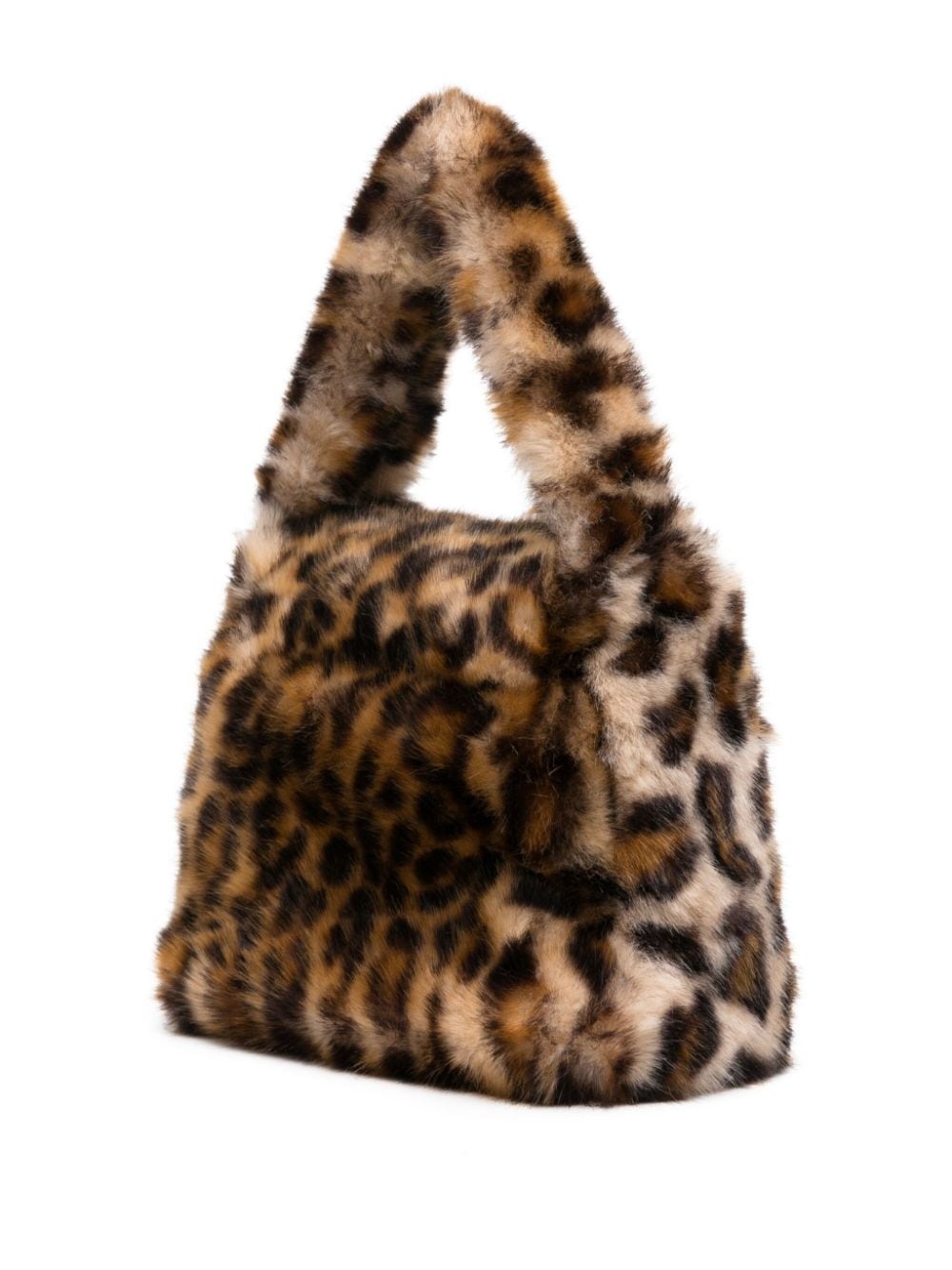 Rhinestone Logo leopard-print tote bag - 3