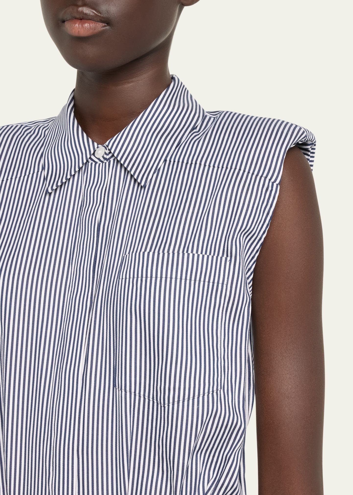 Graham Shirting Combo Mini Dress - 5
