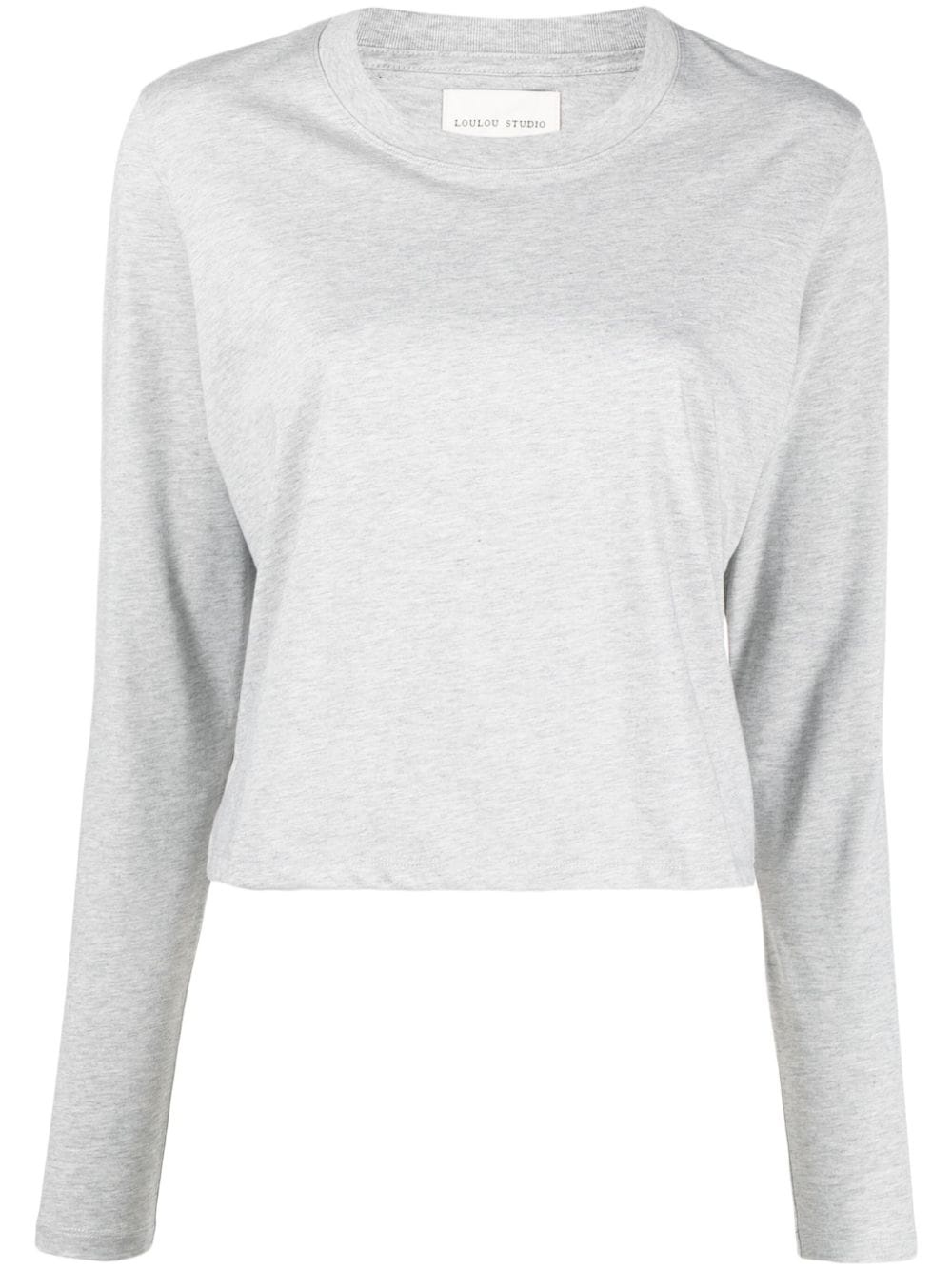 long-sleeve cotton T-shirt - 1