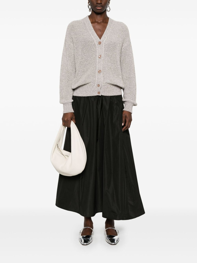 Herno taffeta maxi skirt outlook