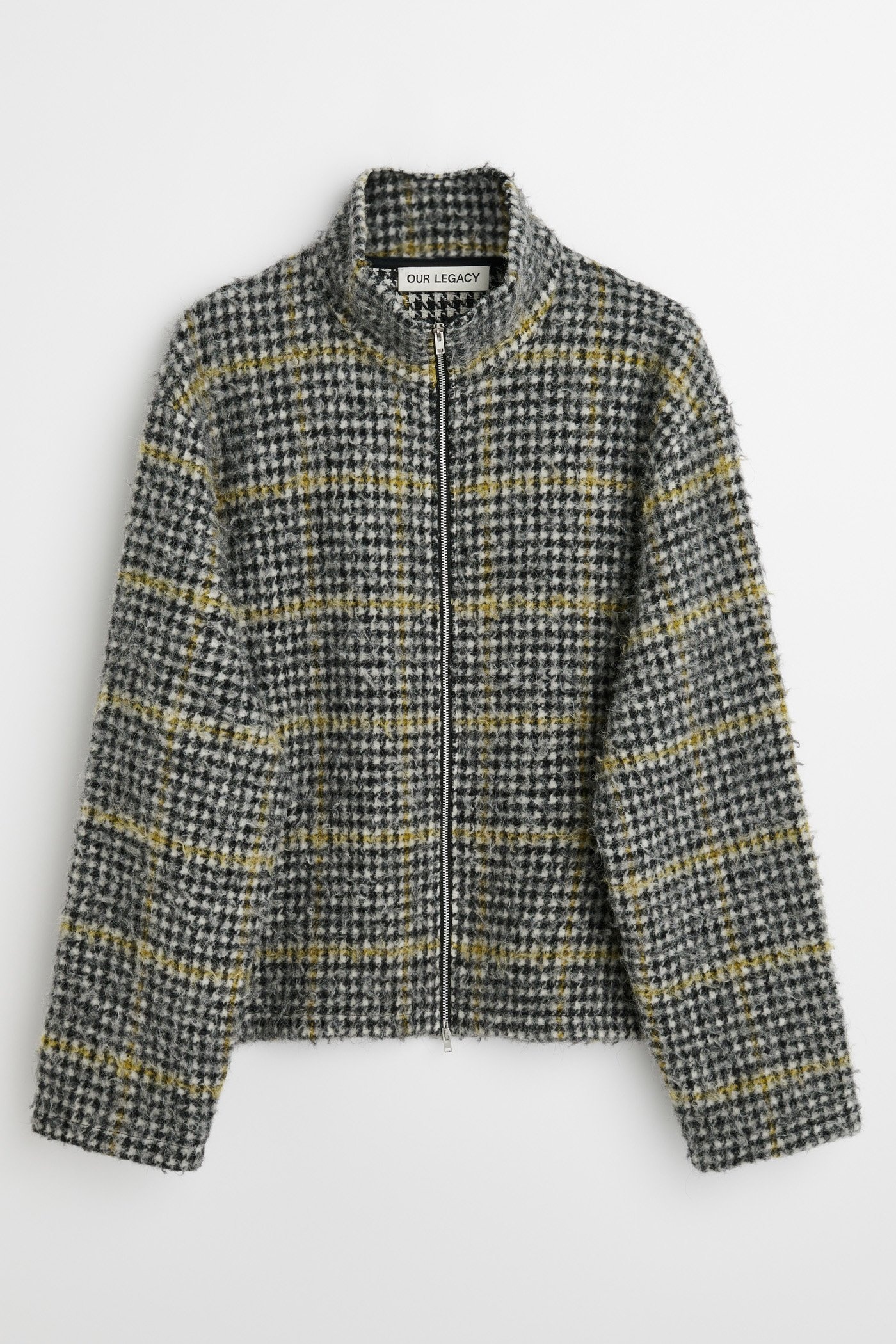 Our Legacy Shrunken Fullzip Polo Prenzlauer Houndstooth