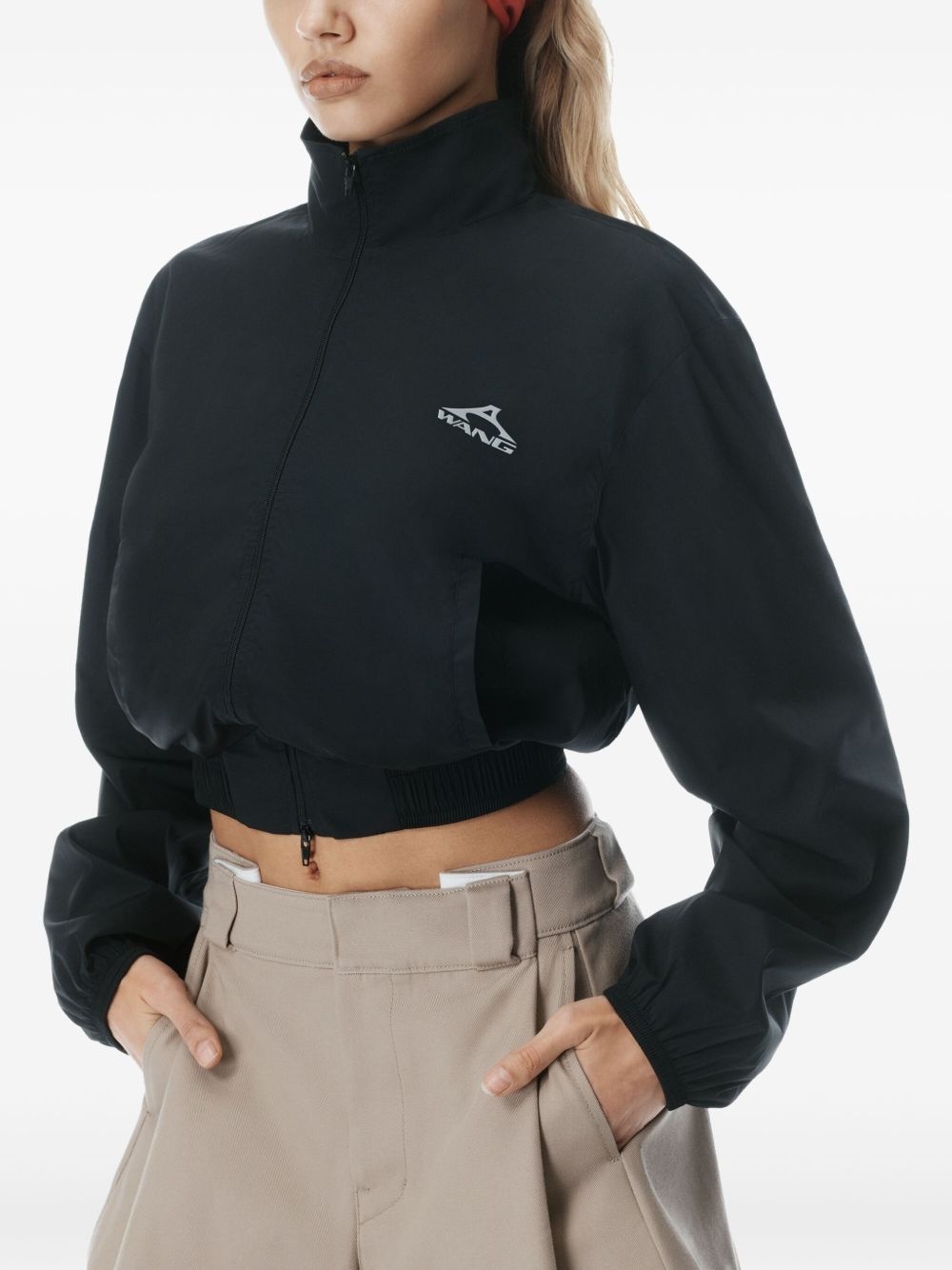 high-waisted pleated shorts - 4