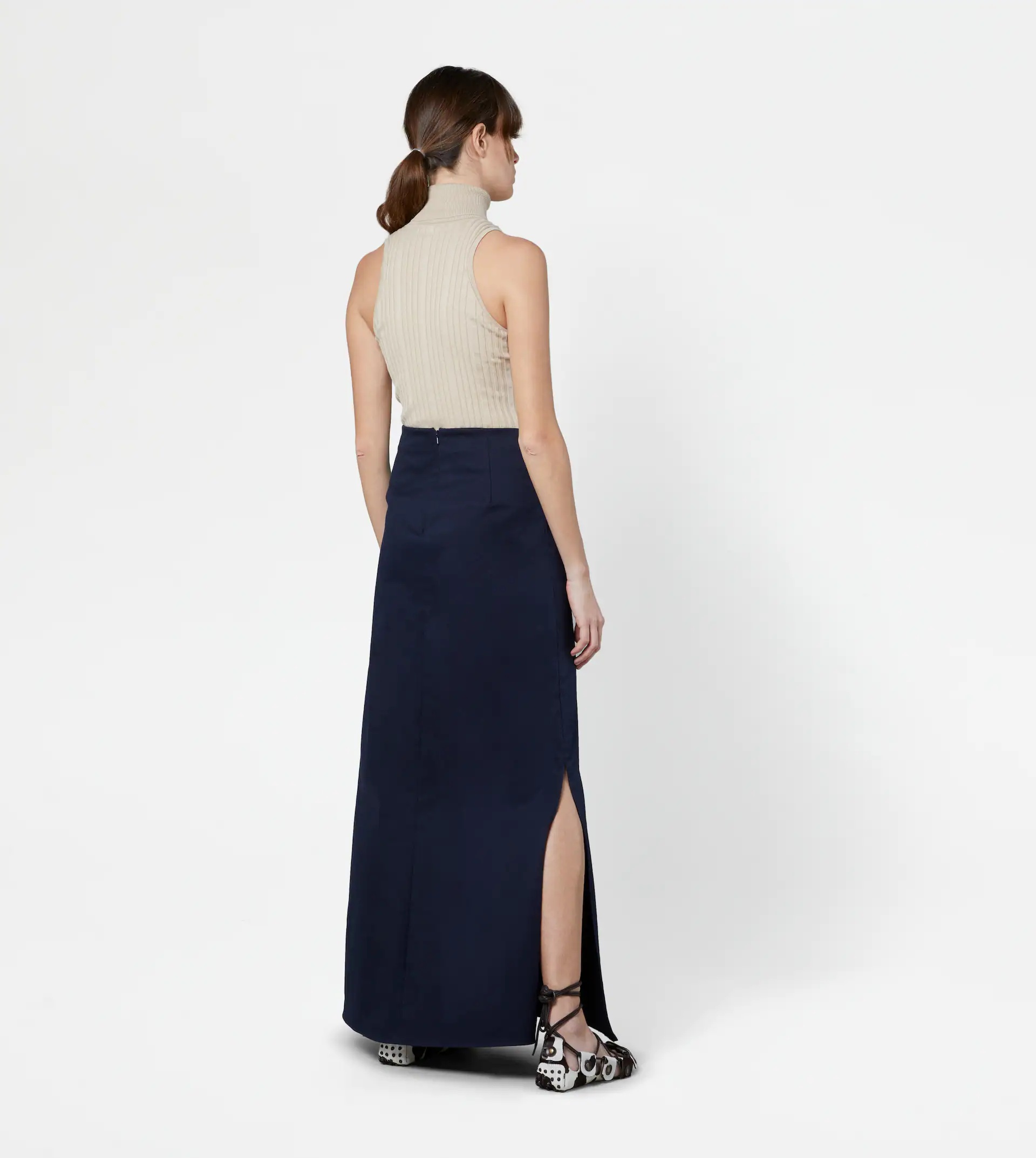 LONG SKIRT - BLUE - 3