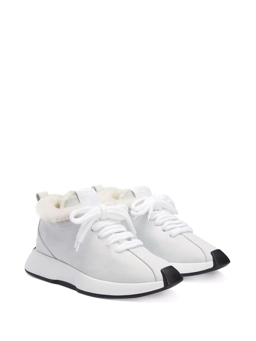 Ferox shearling-lined leather trainers - 2