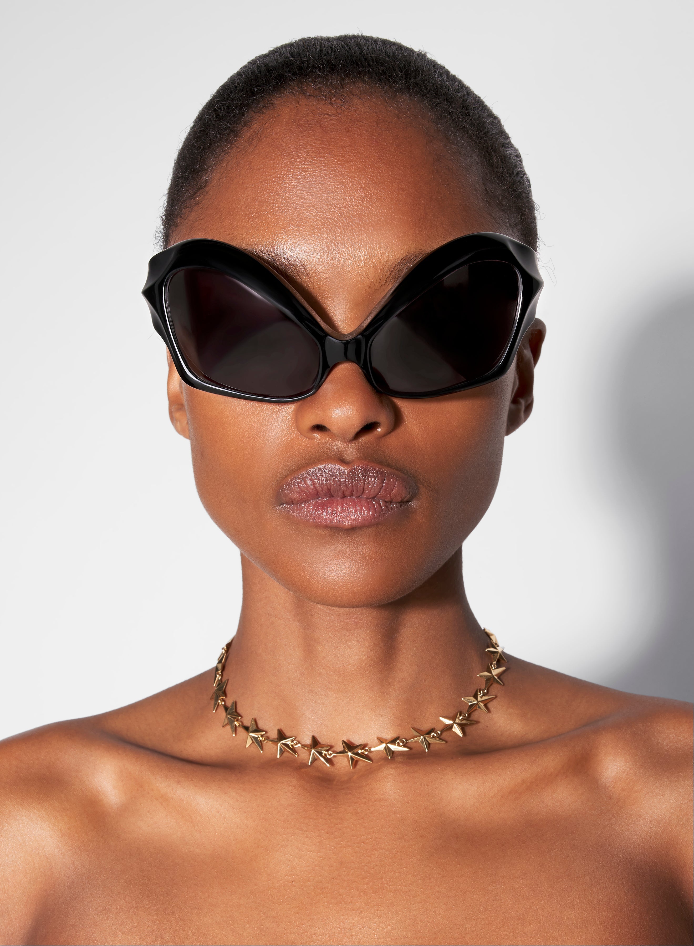 black cat eye sunglasses - 2