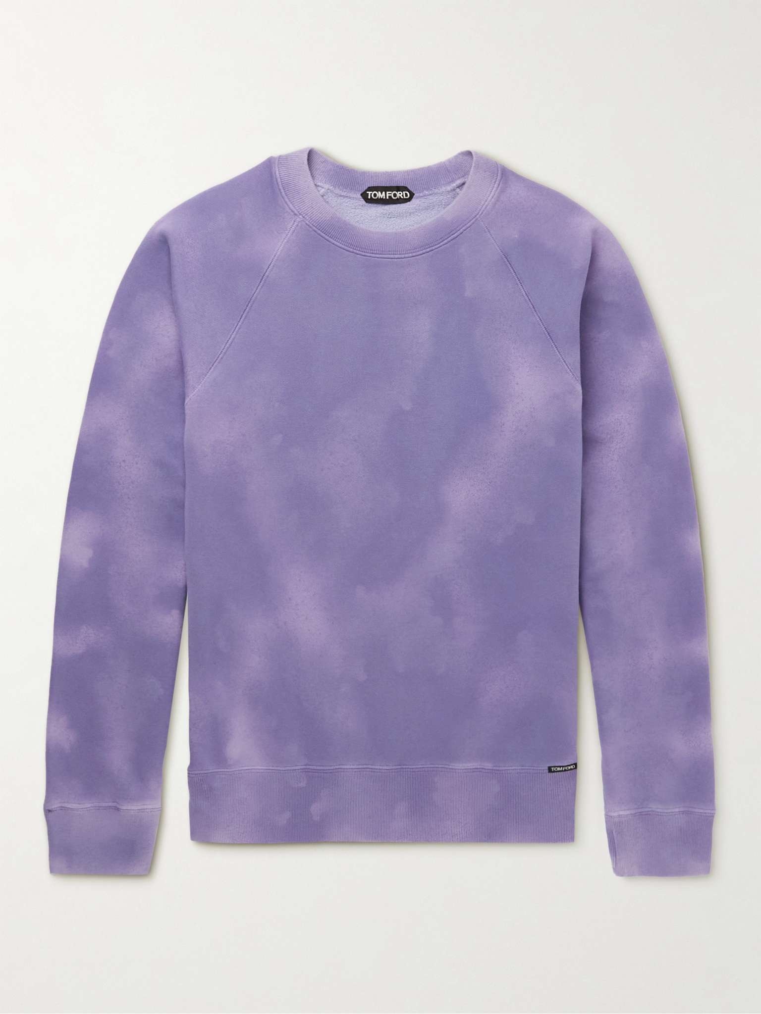 Tie-Dyed Cotton-Jersey Sweatshirt - 1