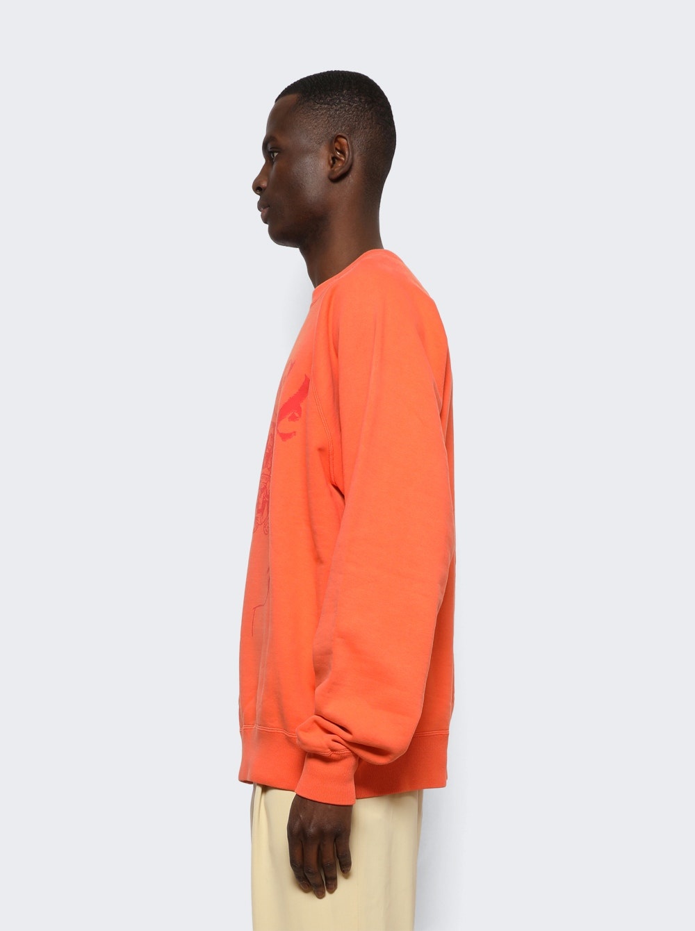 Noise Crewneck Sweatshirt Orange - 4