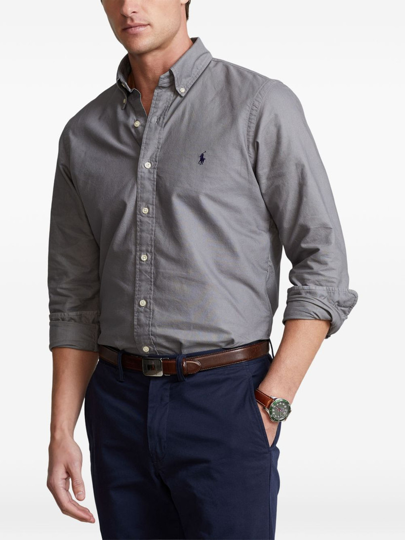 buttoned logo shirt 3
