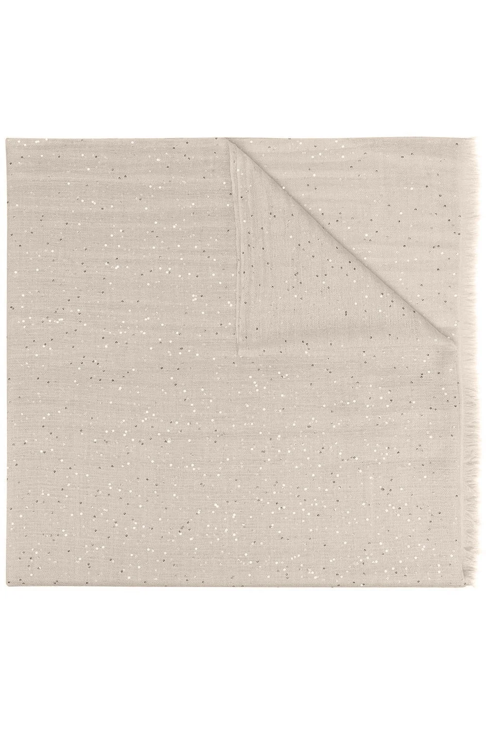 Paillette Scarf - Rustic Beige - 1