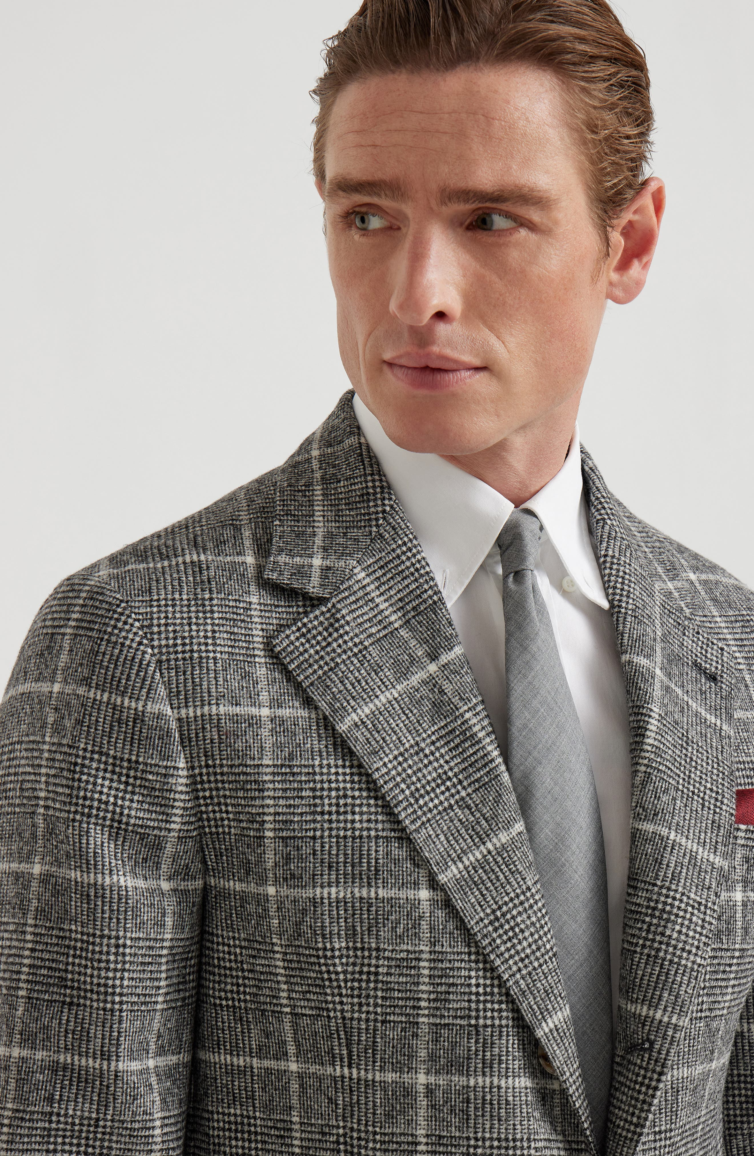 Brunello Cucinelli Necktie in Medium Grey at Nordstrom - 4