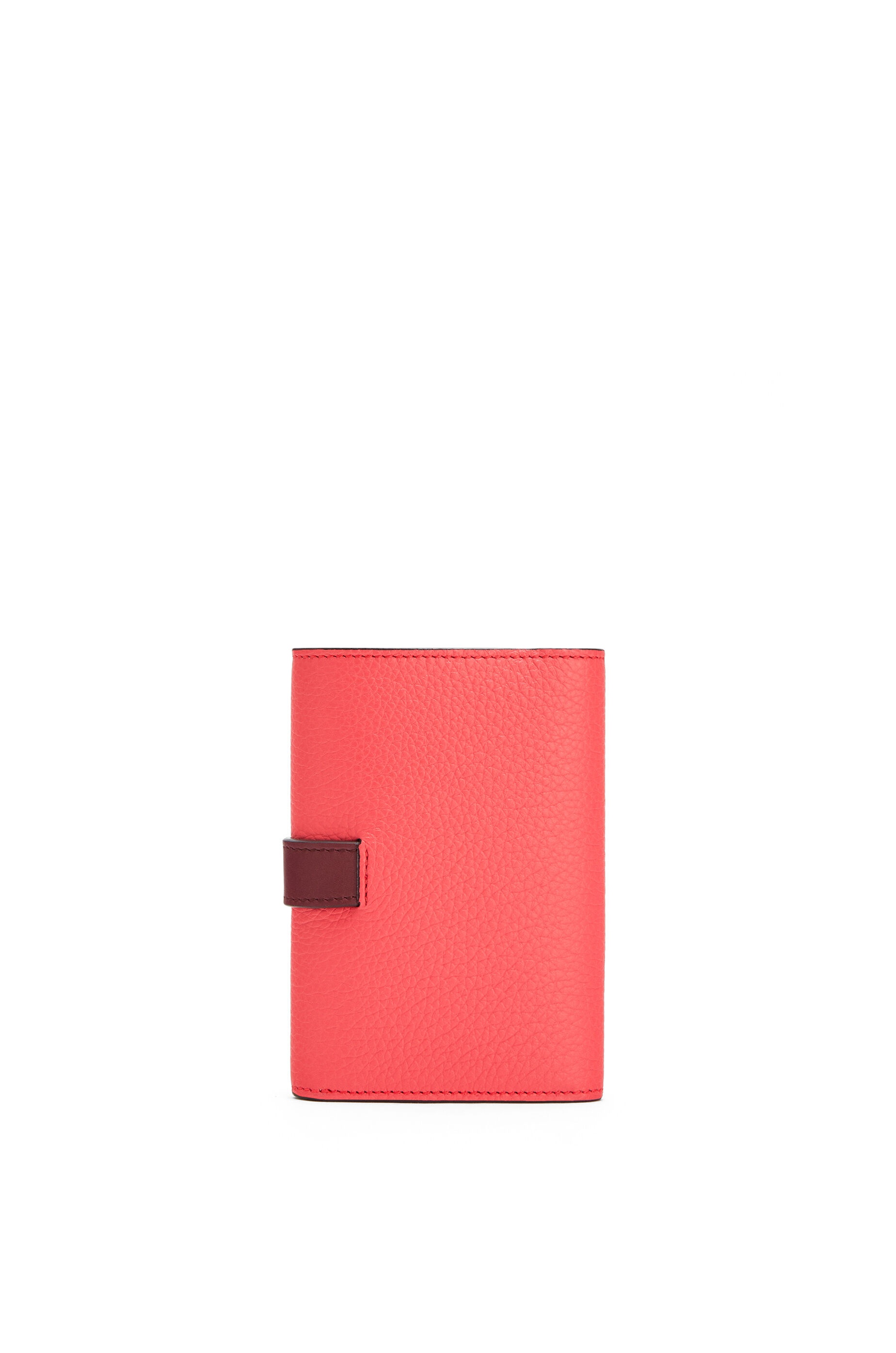 Small vertical wallet in soft grained calfskin - 8