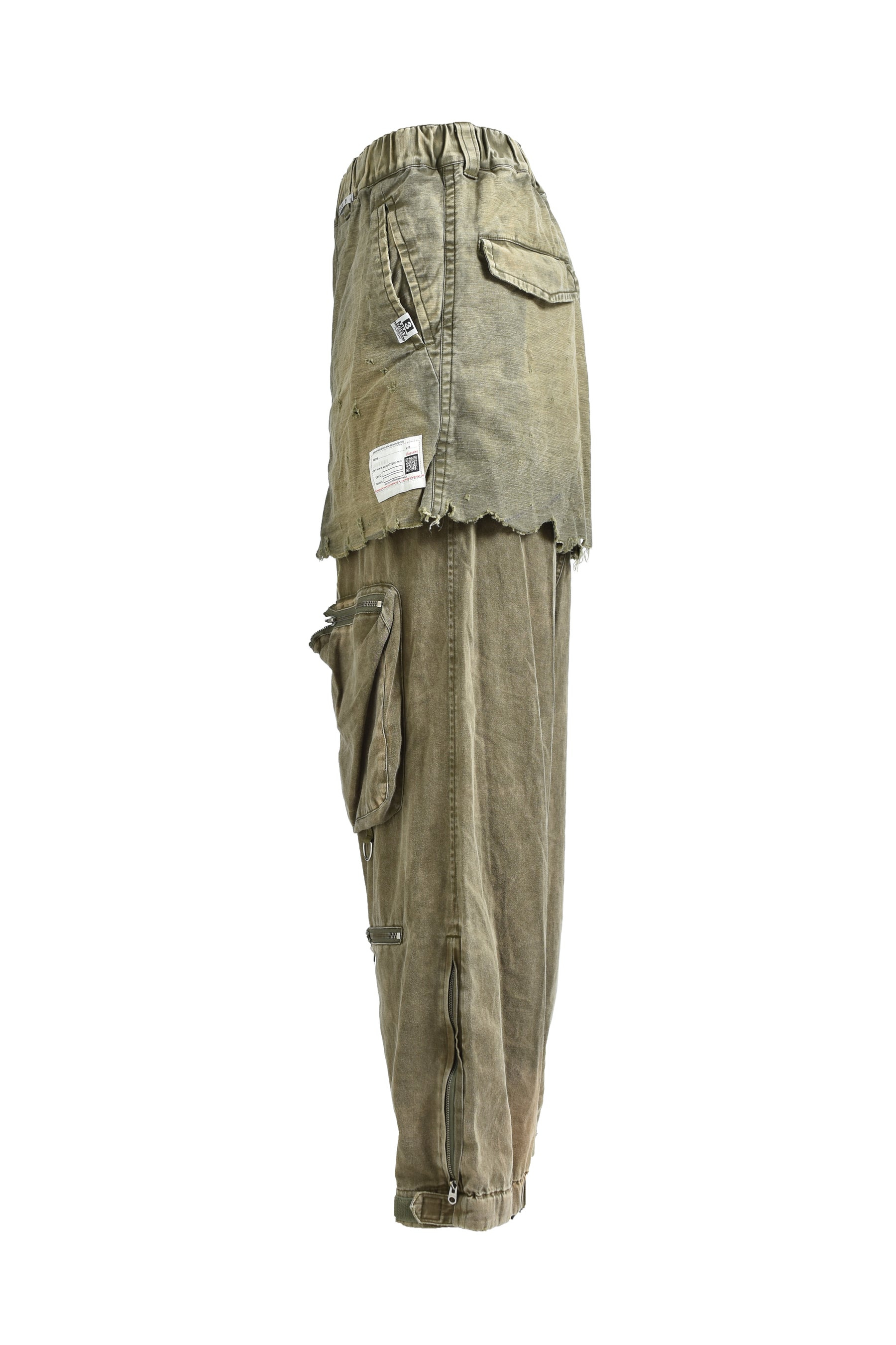 WAIST LAYERD FLIGHT PANTS / KHA - 7