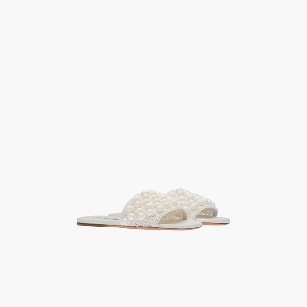 Cotton crochet slides - 3