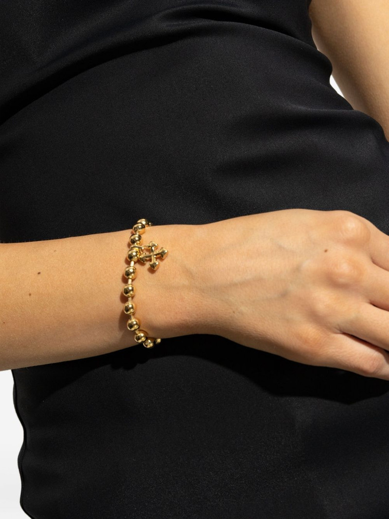 Off-White Arrows-charm ball-chain bracelet outlook