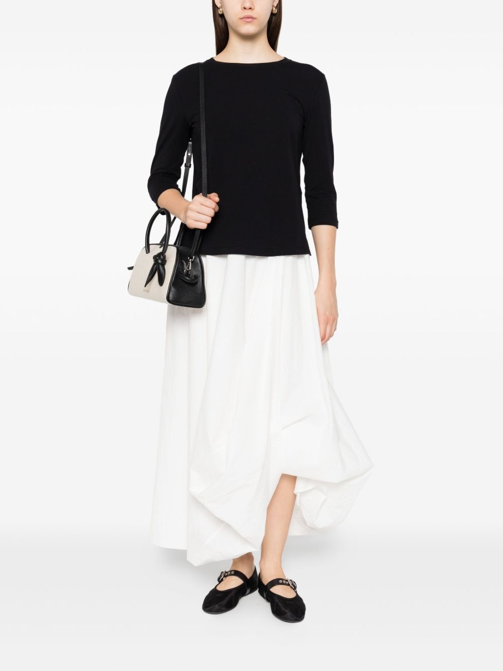 three-quarter sleeve top - 2