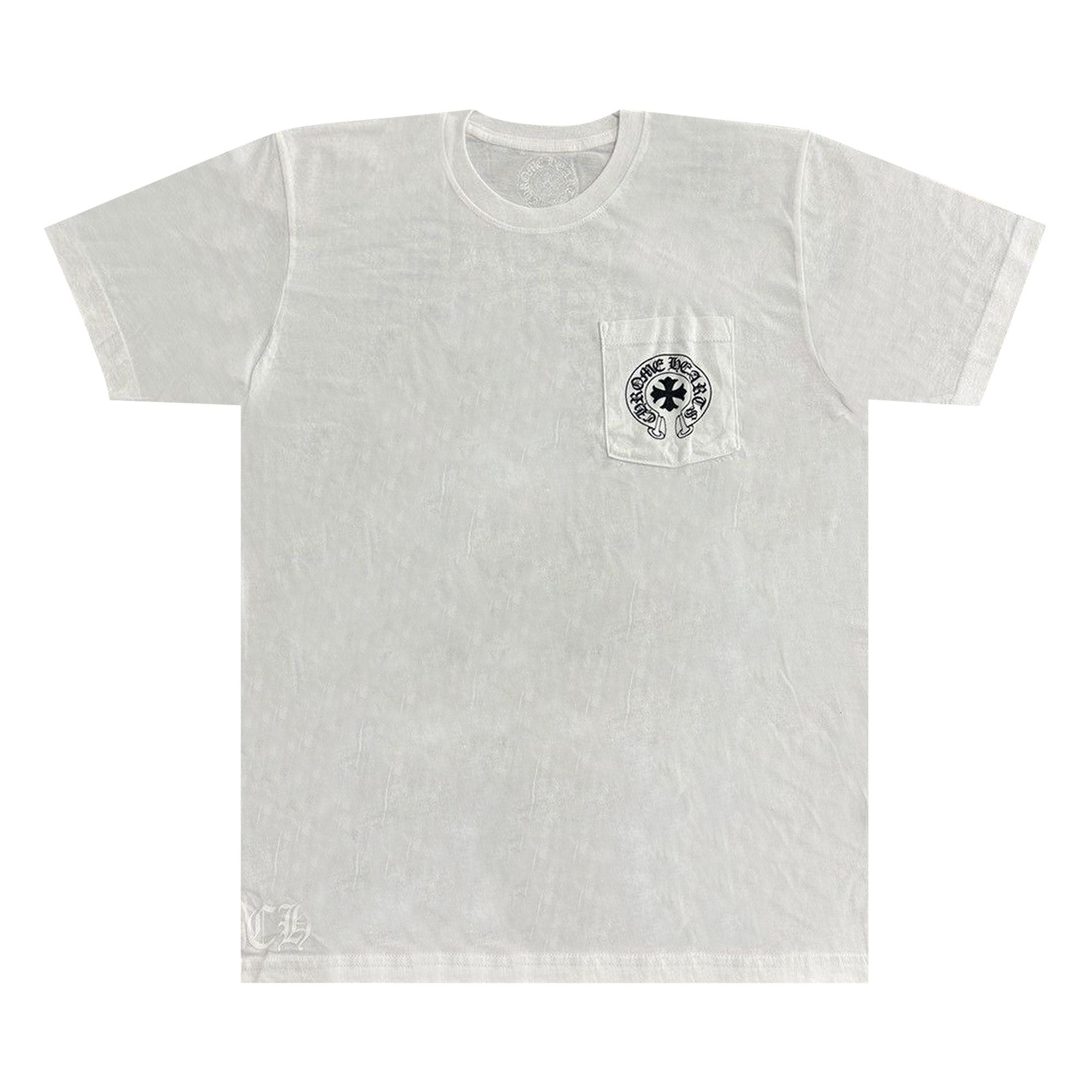 Chrome Hearts Tokyo Exclusive Eye Chart Pocket Tee 'White' - 1