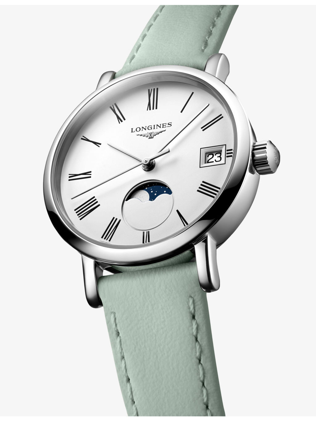 L4.330.4.11.0 Elegant Collection Moonphase Stainless-Steel Quartz Watch - 3