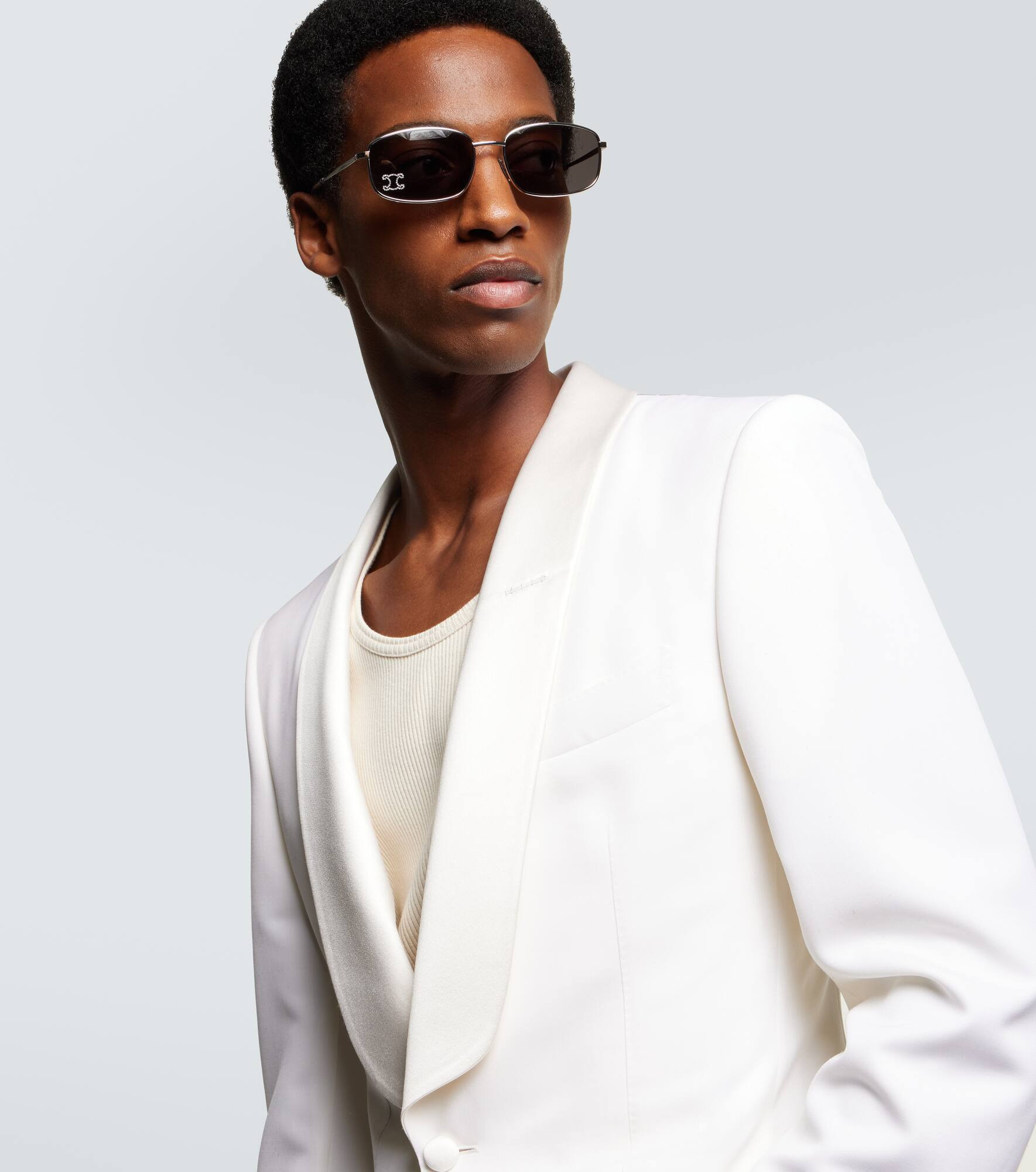 Triomphe Rhinestone 02 rectangular sunglasses - 3