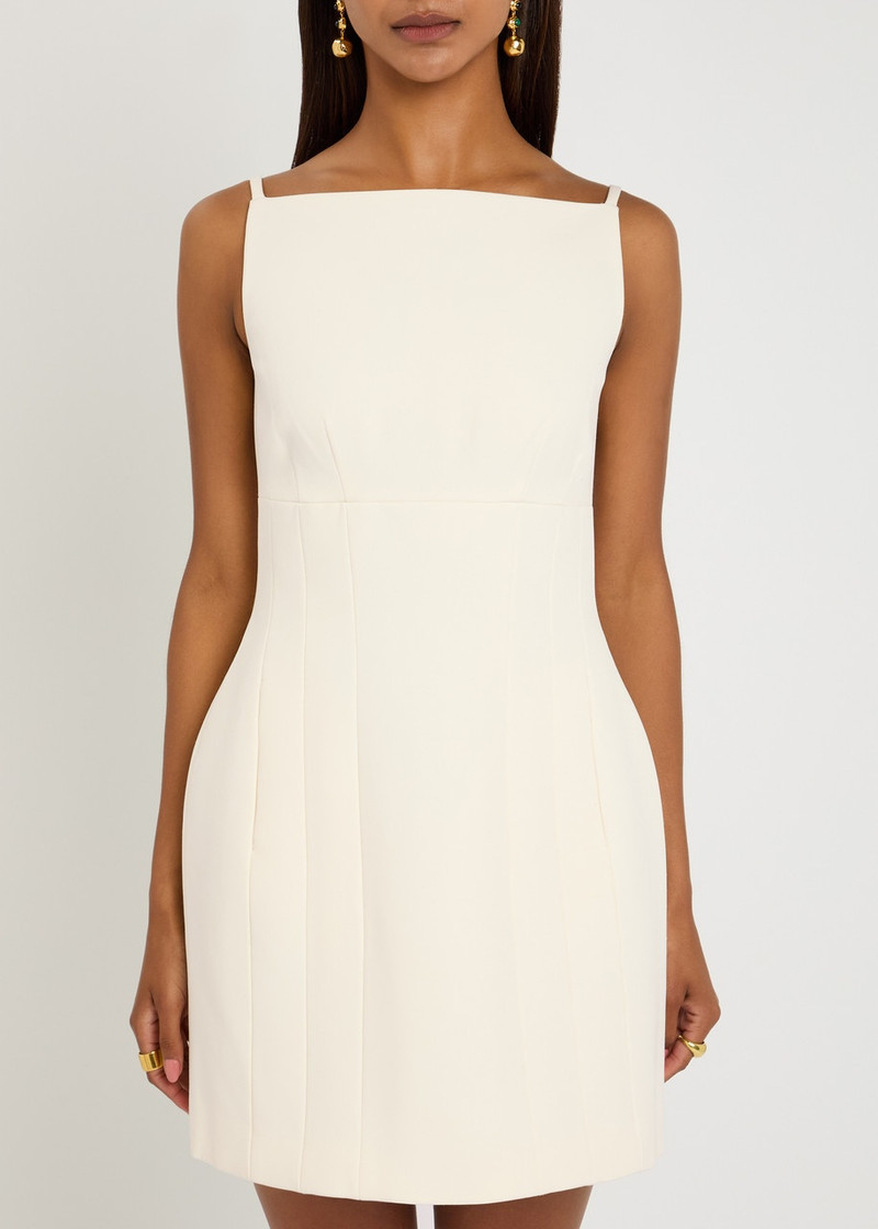 ROLAND MOURET Roland Mouret Light Crepe Strap Mini Dress outlook