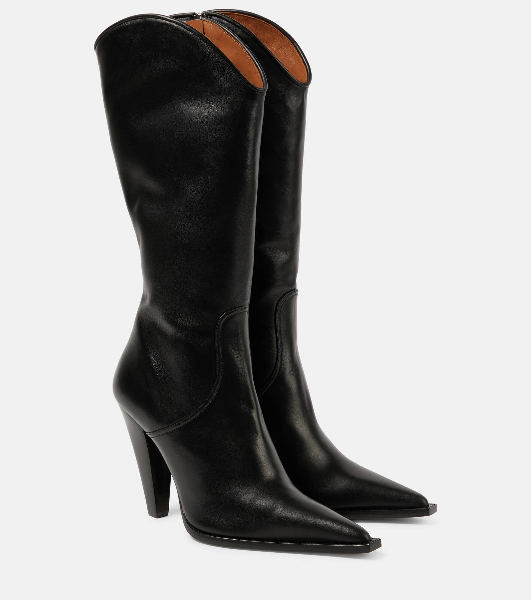 Nadia 105 leather knee-high boots - 1