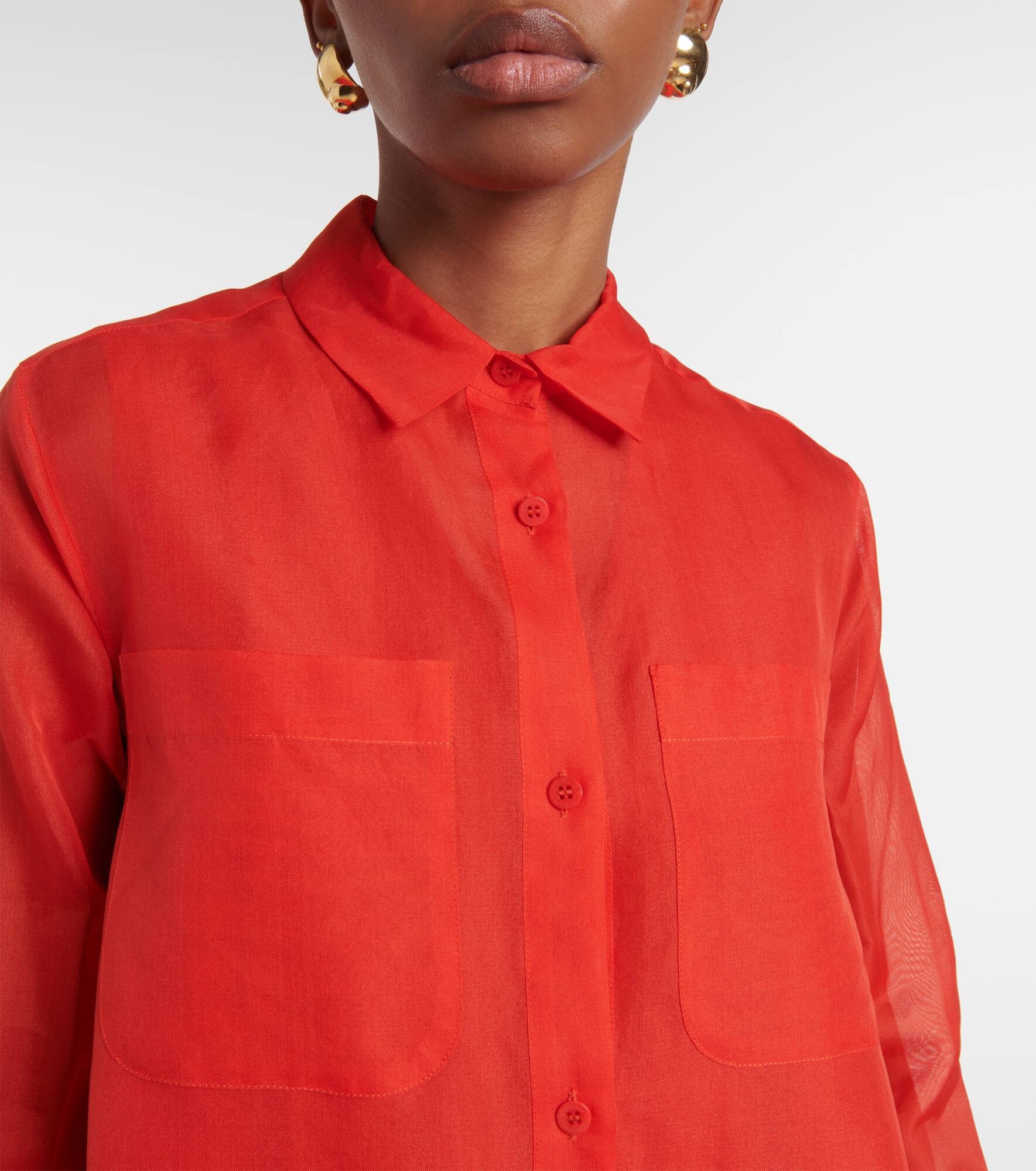 Sissy silk shirt dress - 4