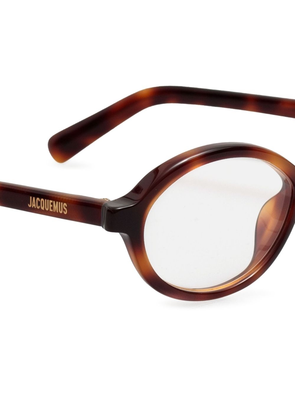oval-frame glasses - 3