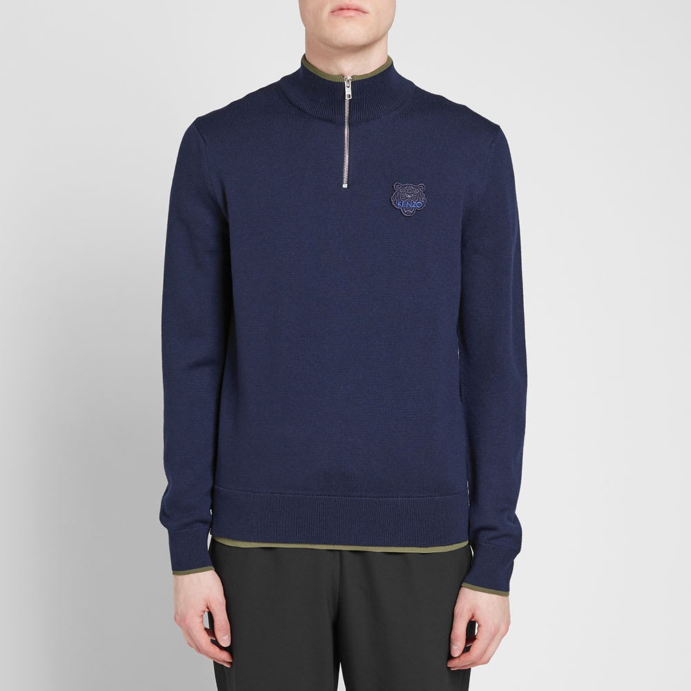 Kenzo Tiger Crest Half Zip Sweat - 3