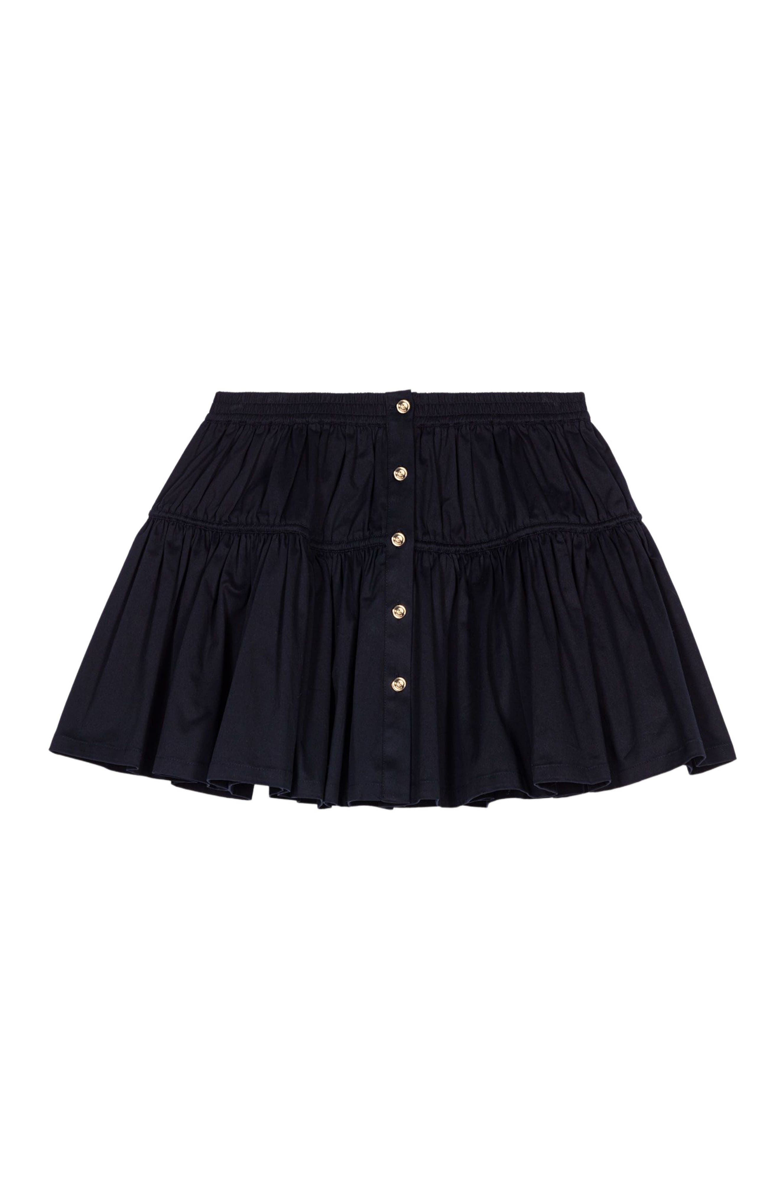 maje Mini elasticated waist skirt in Navy at Nordstrom - 7