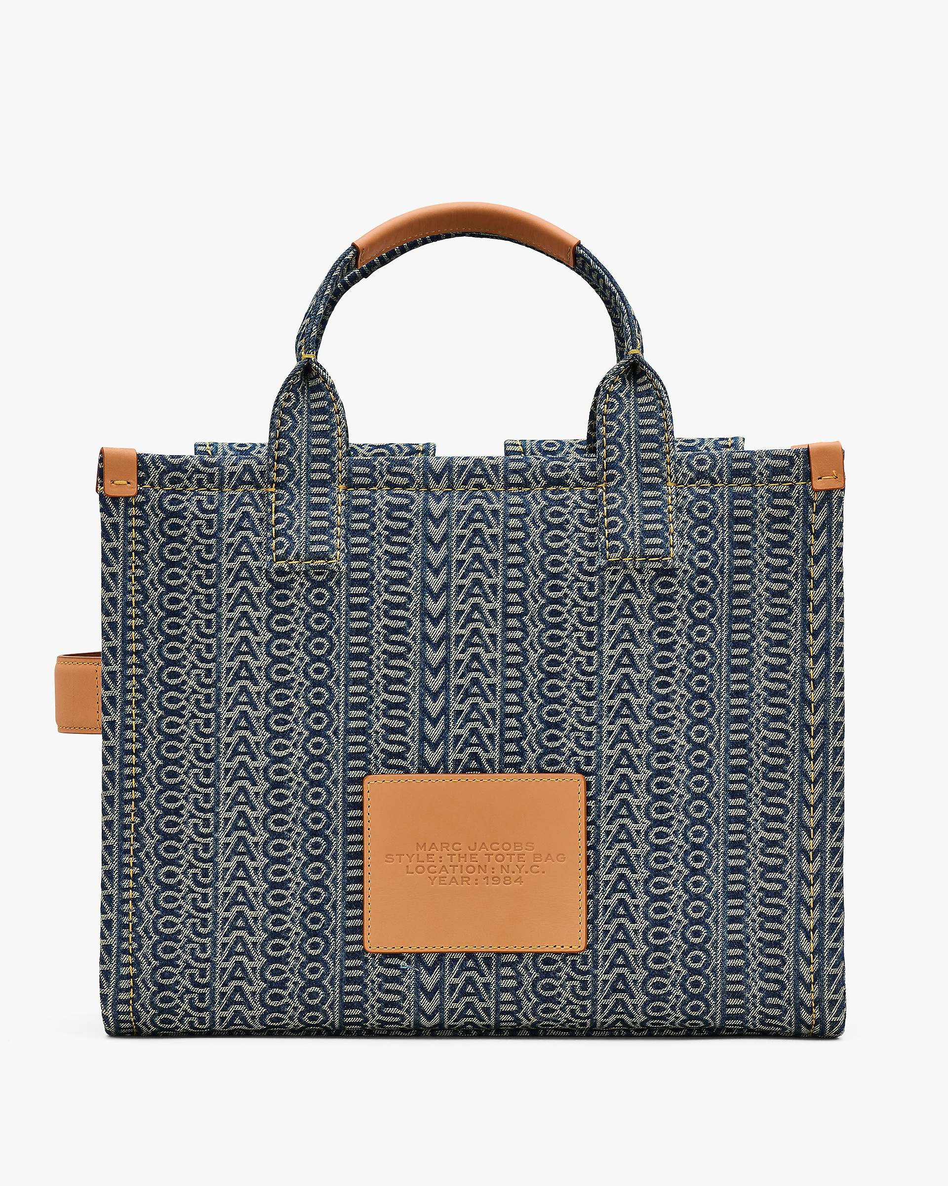 THE CARGO MONOGRAM DENIM MEDIUM TOTE BAG - 2