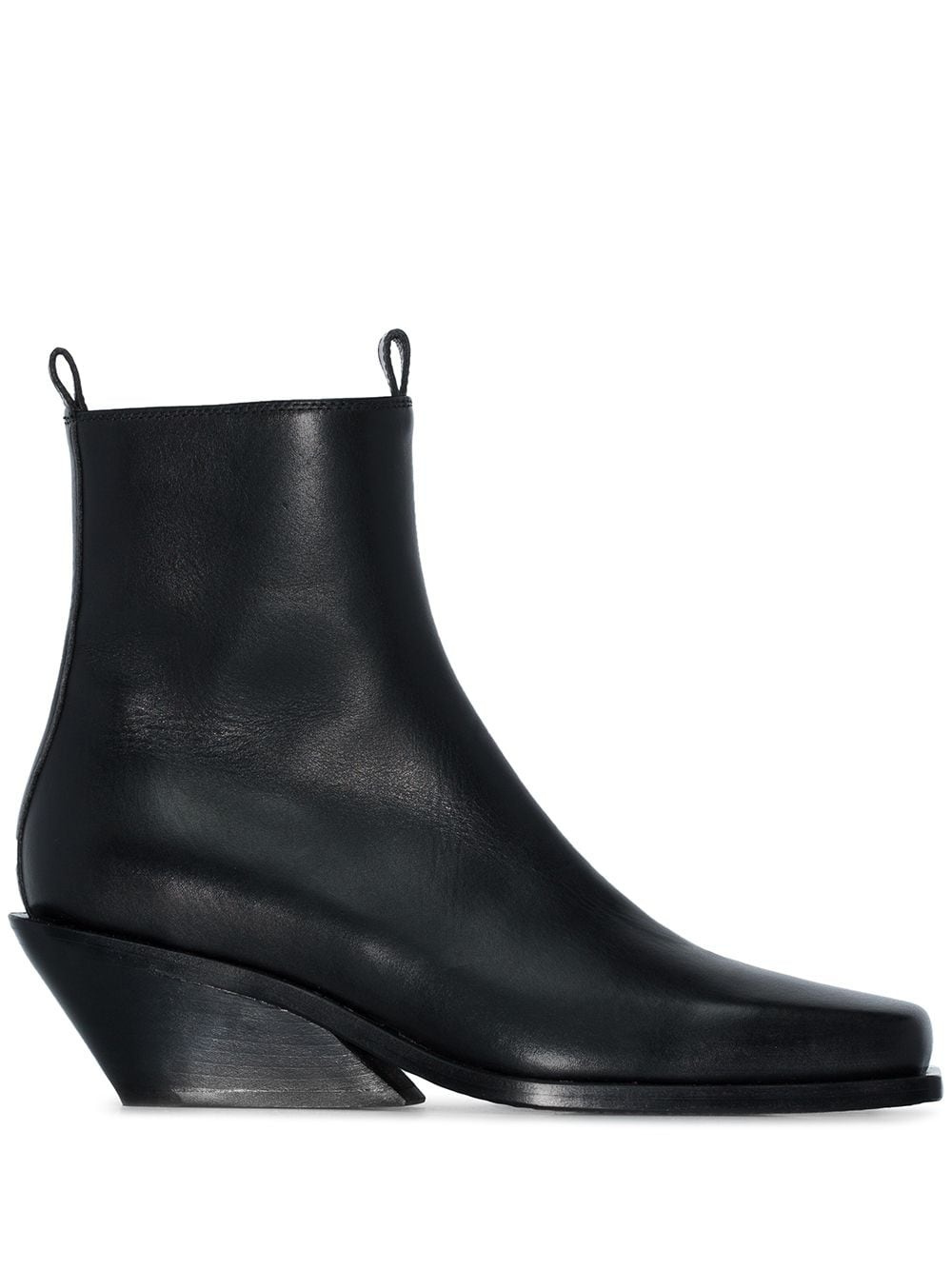 slanted wedge ankle boots - 1