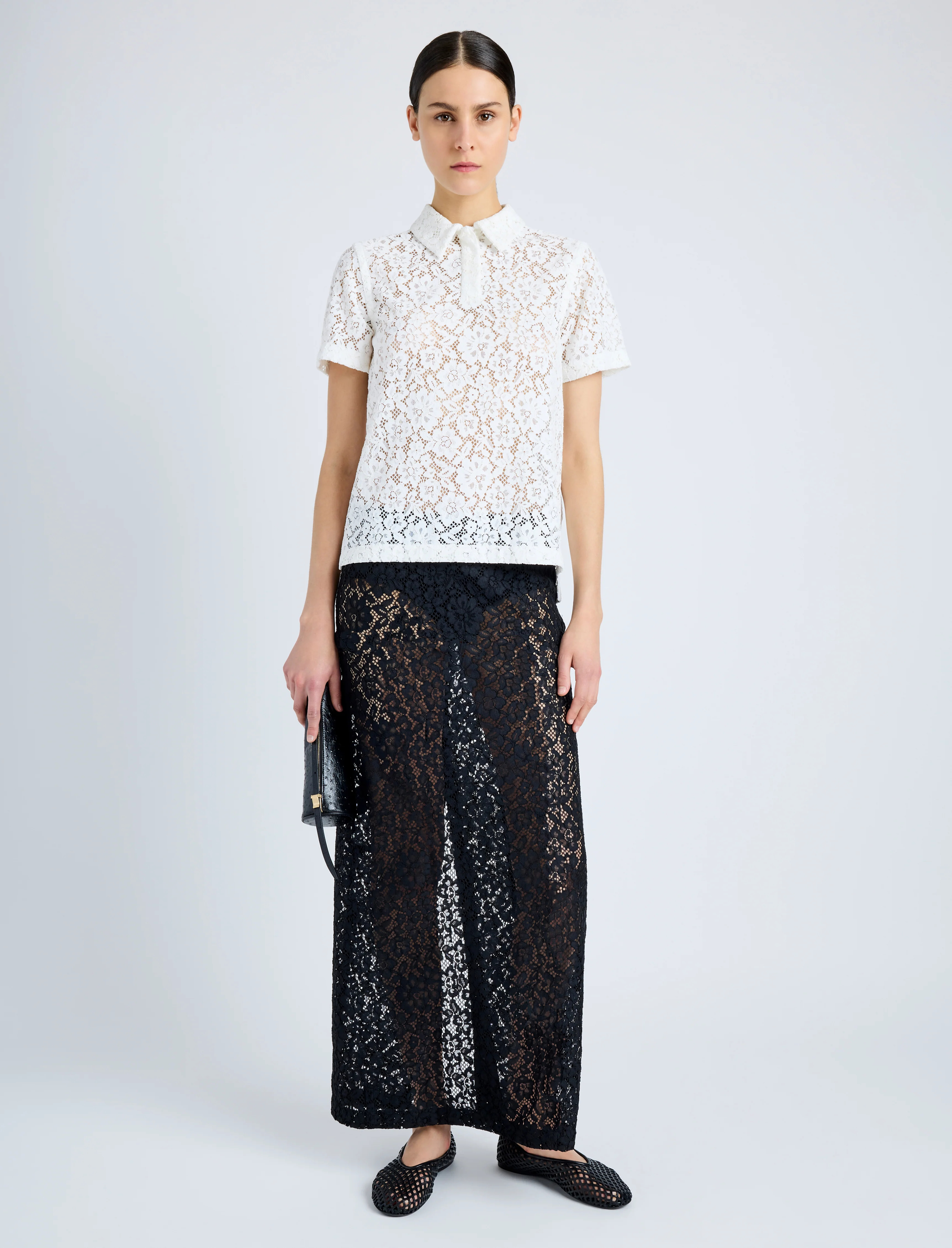 Kennedy Top in Stretch Lace - 3