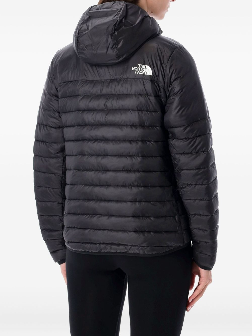 hooded quilted coat - 2