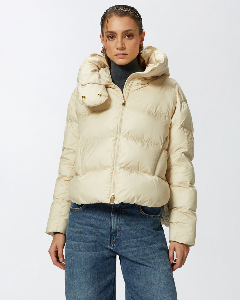 PINKO PADDED DOWN JACKET WITH HIGH WRAP-AROUND COLLAR outlook