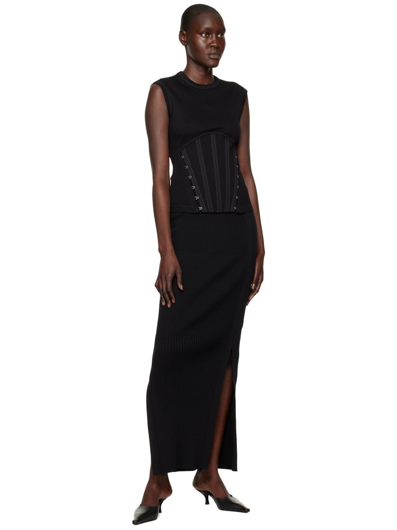 Dion Lee Black Gradient Maxi Skirt outlook