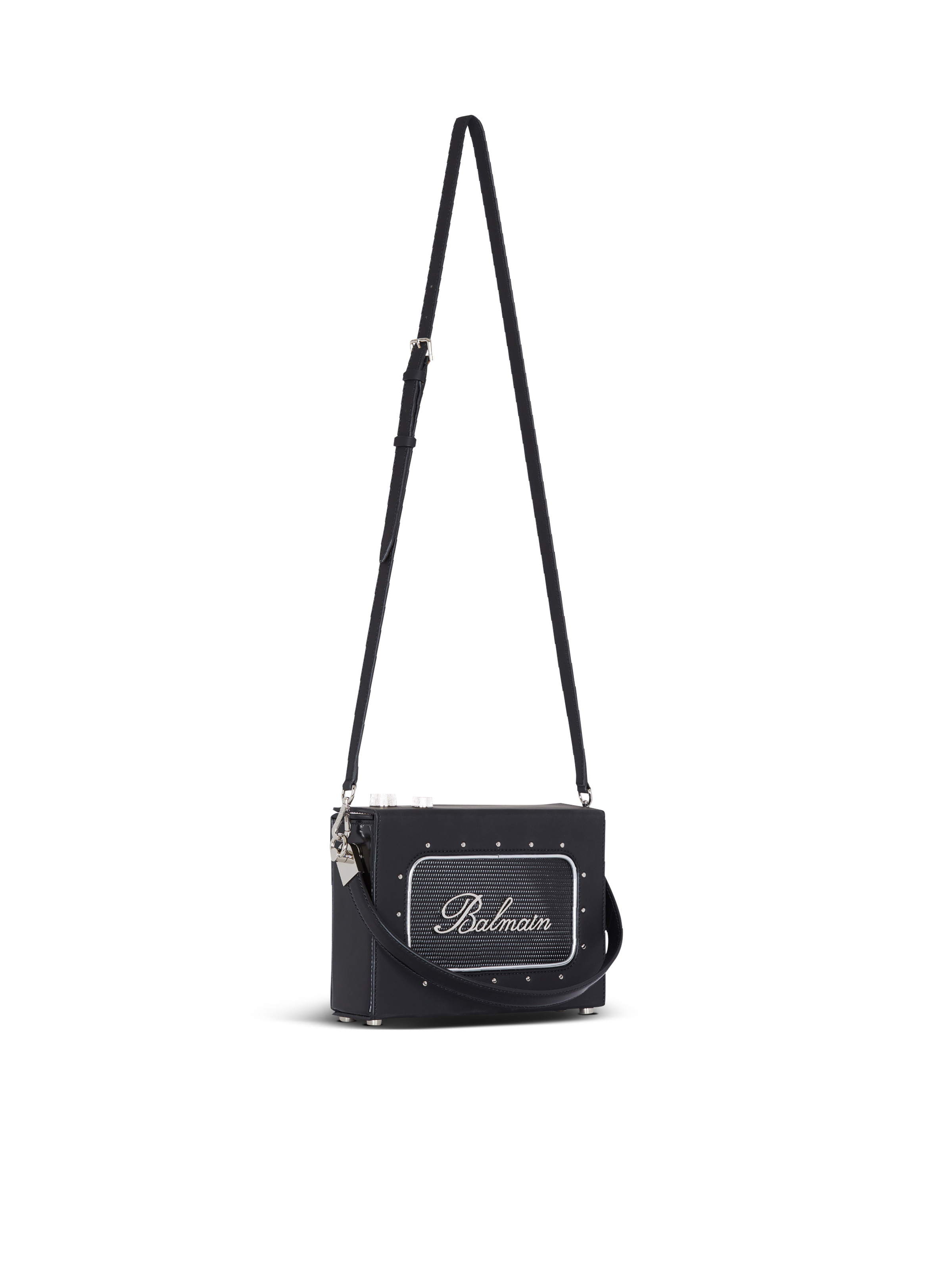 Radio rubber-effect leather bag - 3