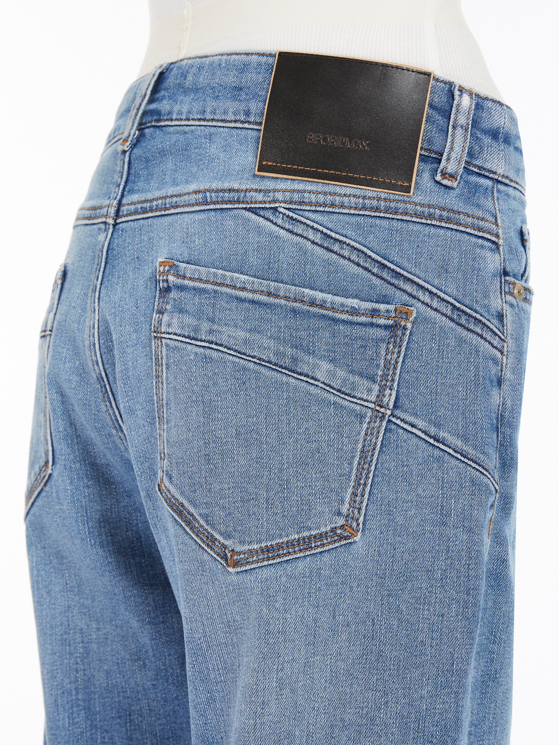 Sportmax BRIAN Low-rise boyfriend jeans | REVERSIBLE