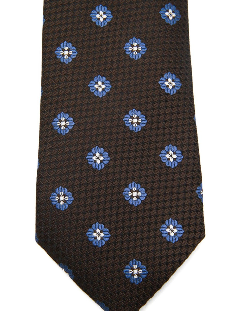 ZEGNA floral-patterned tie outlook